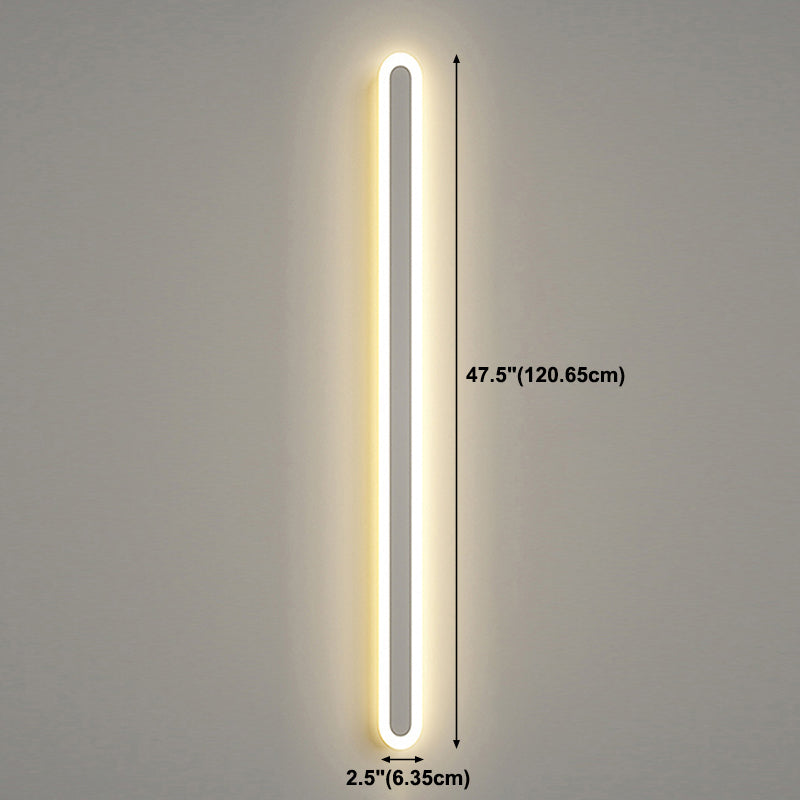 Modern Style Metal Wall Light Minimalist LED Wall Sconce Light for Bedroom