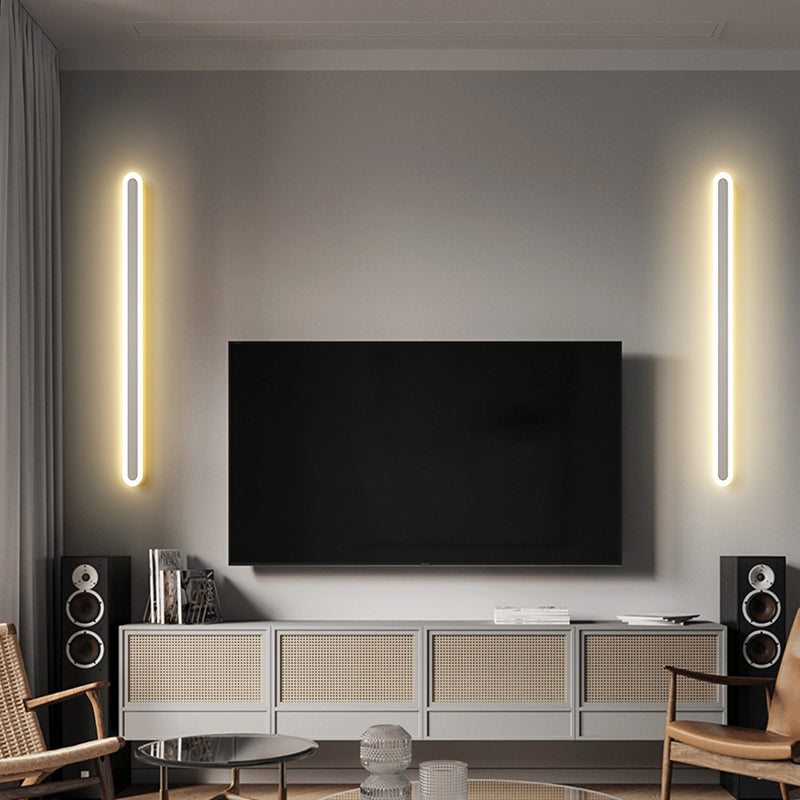 Modern Style Metal Wall Light Minimalist LED Wall Sconce Light for Bedroom