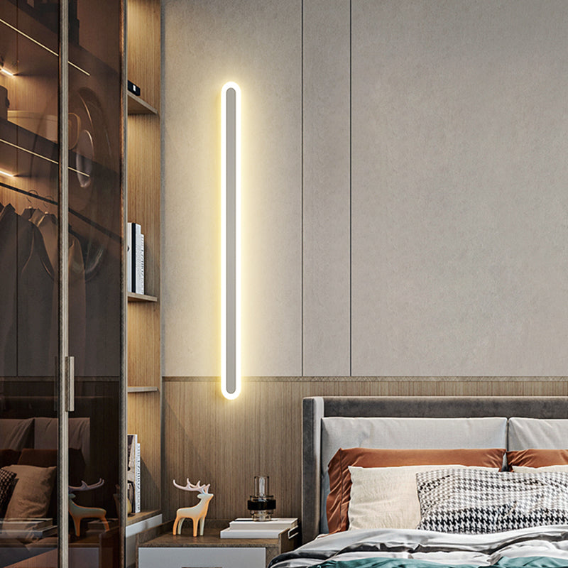 Luce da parete in metallo moderno Luce minimalista a led Wall Sconce Light per camera da letto