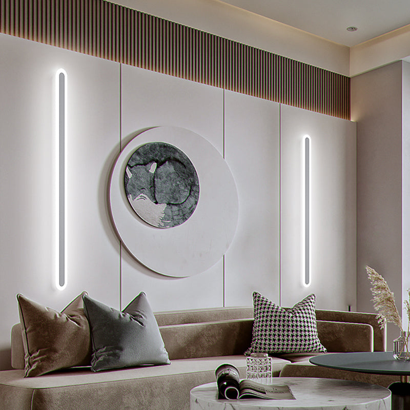 Modern Style Metal Wall Light Minimalist LED Wall Sconce Light for Bedroom