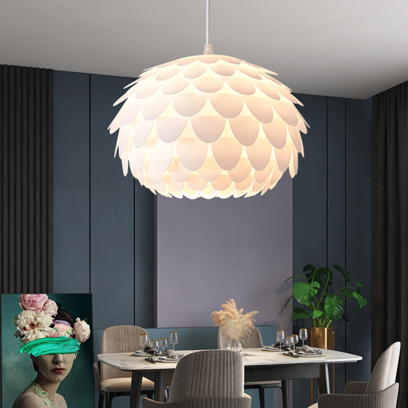 Floral Shape Pendante Light Aymat Minimaliste 1 lampe à chute de la lumière pour chambre à coucher