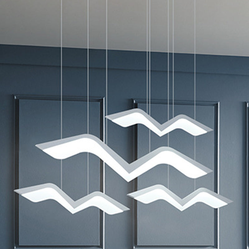 Pendentif en forme de mouette