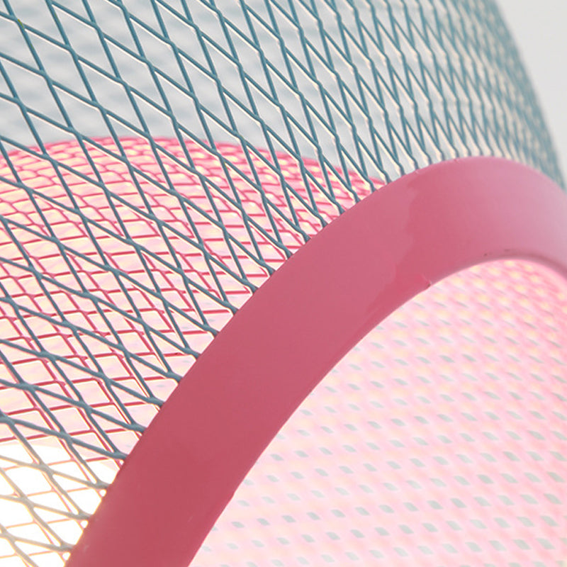 Éclairage à mailles de fil de fer Light Macaron Style 1 Hier Globe Suspension Lumière