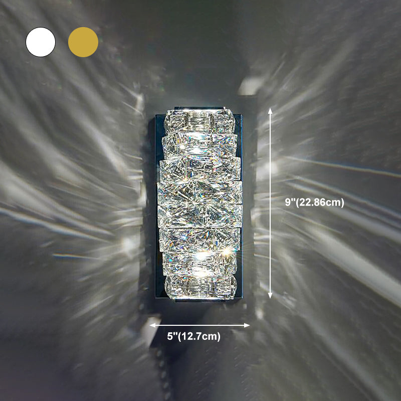 Postmodern Crystal Wall Sconce Sconce LED Montate Montata per il soggiorno camera da letto