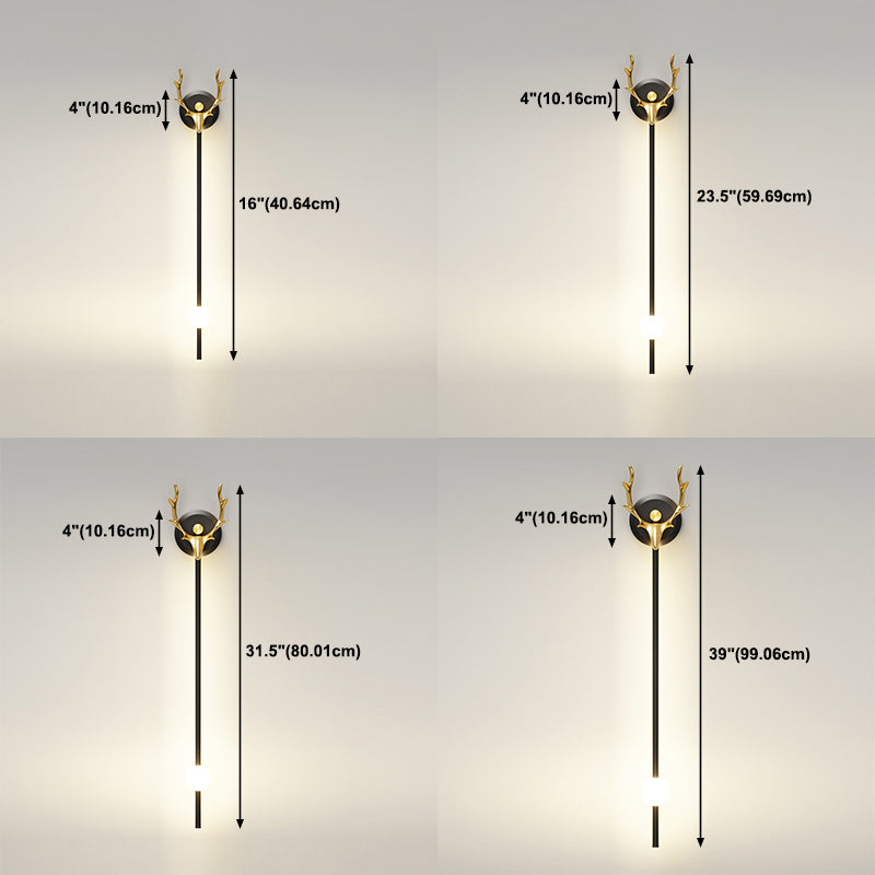 Modern Style Metal Wall Light Linear LED Wall Light Sconce for Bedroom