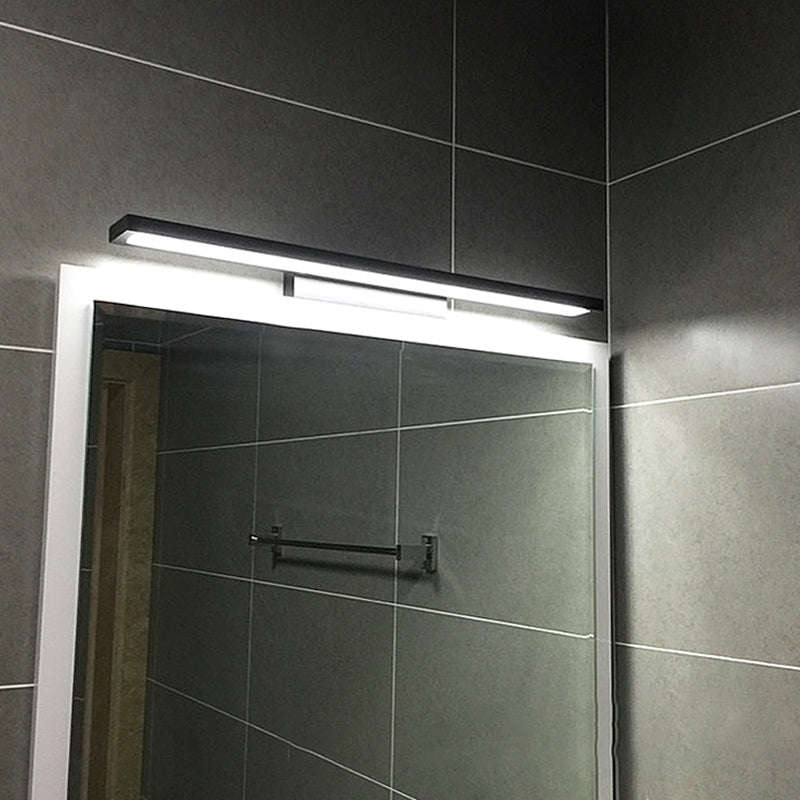 Lampada a specchio semplice a LED Moderna camera da bagno per bagno con applique