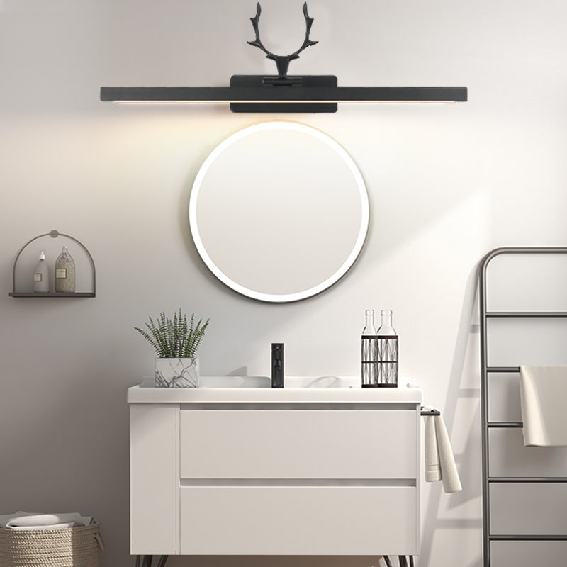 Lucitura anteriore a specchio moderno Alluminio anteriore Alluminio LED Montata a parete per il bagno