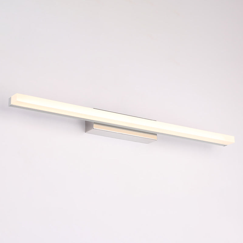 LED Vanity Light Contemporary Mirror Front Lighting with Acrylic Shade for Bathroom