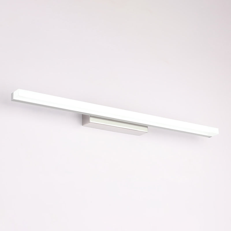 LED Vanity Light Contemporary Mirror Front Lighting with Acrylic Shade for Bathroom
