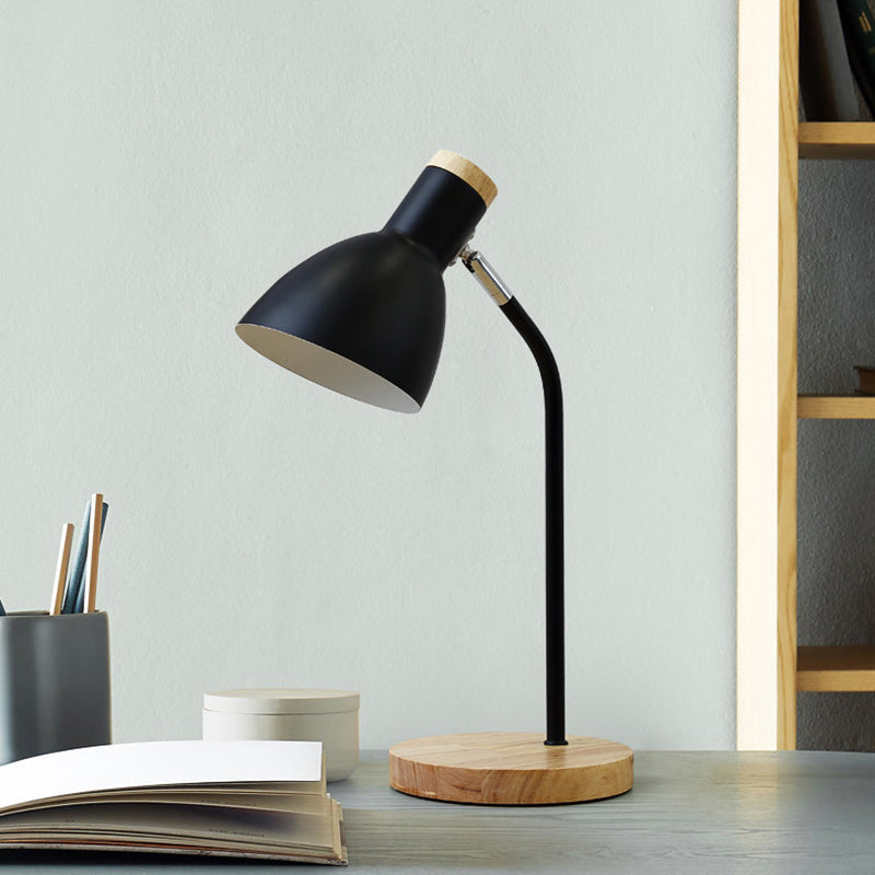 Table de forme de dôme lampe macaron Simplicité Style Metal Bedroom Table Light pour chambre