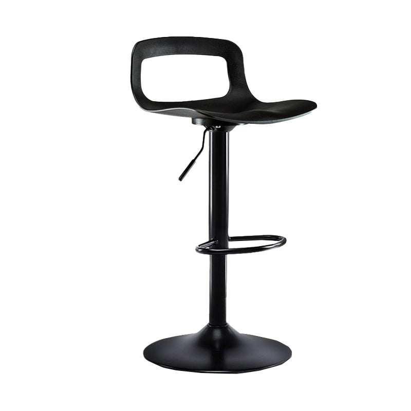 Industrial Style Bar-stool PP Seat with Swivel for Kitchen Bar
