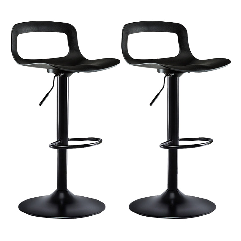 Industrial Style Bar-stool PP Seat with Swivel for Kitchen Bar