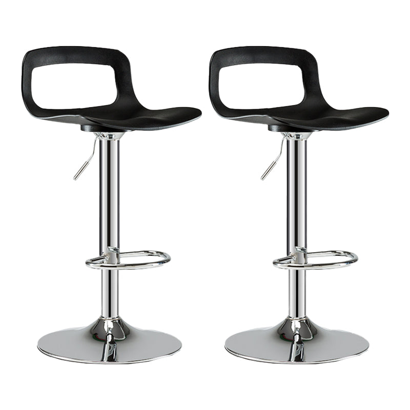 Industrial Style Bar-stool PP Seat with Swivel for Kitchen Bar