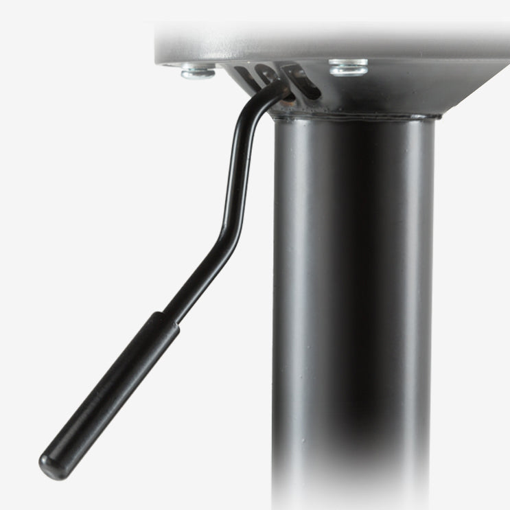 Industrial Style Bar-stool PP Seat with Swivel for Kitchen Bar