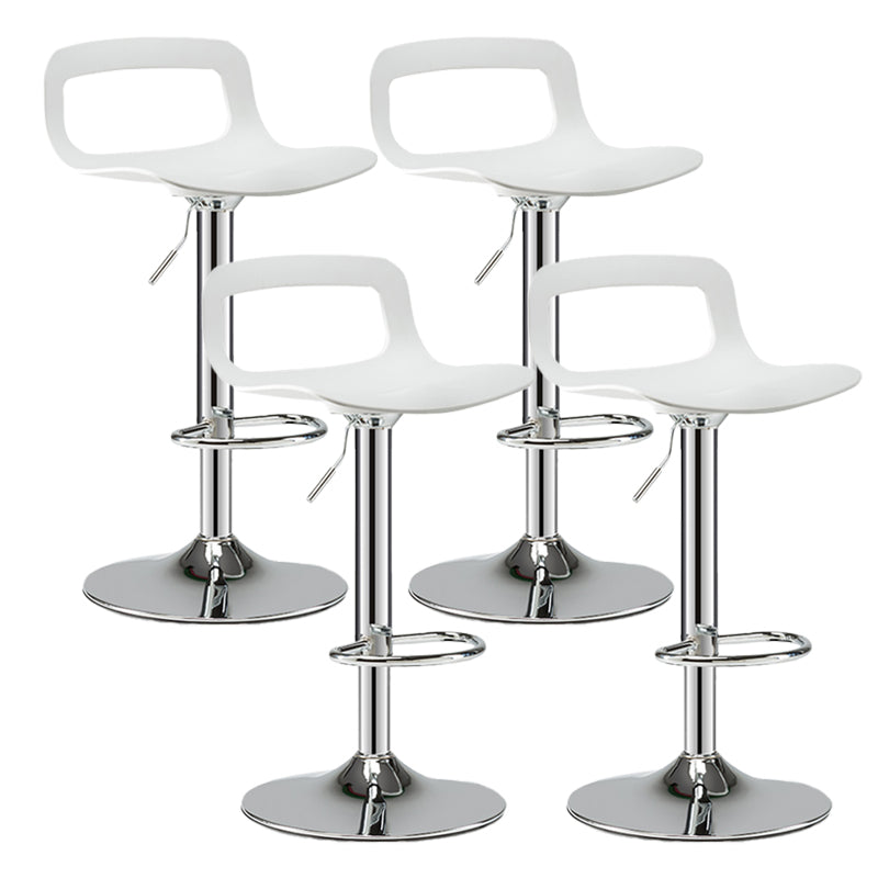 Industrial Style Bar-stool PP Seat with Swivel for Kitchen Bar