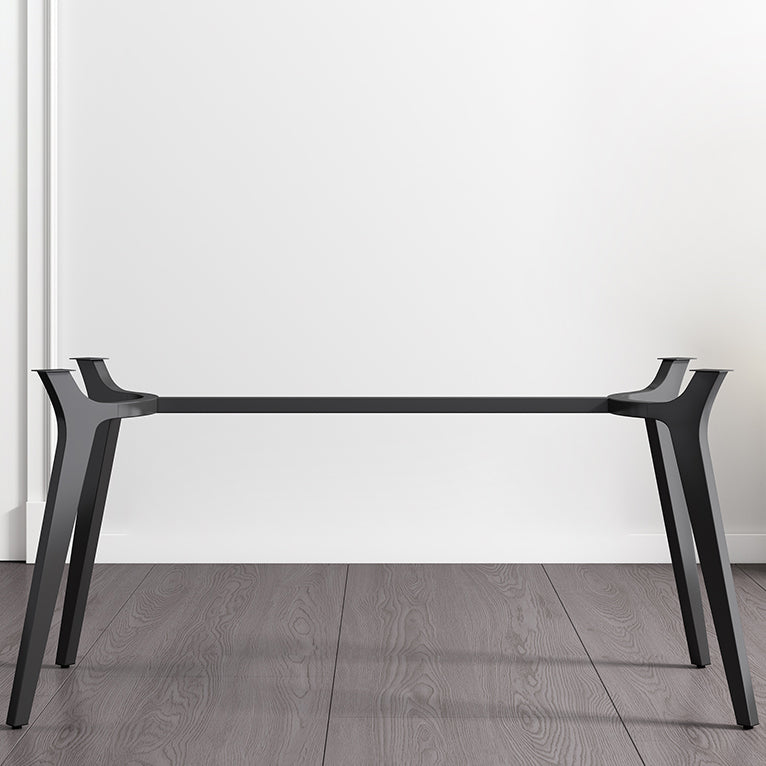 Forma rectangular mesa de estilo industrial mesa de piedra sinterizada para uso doméstico