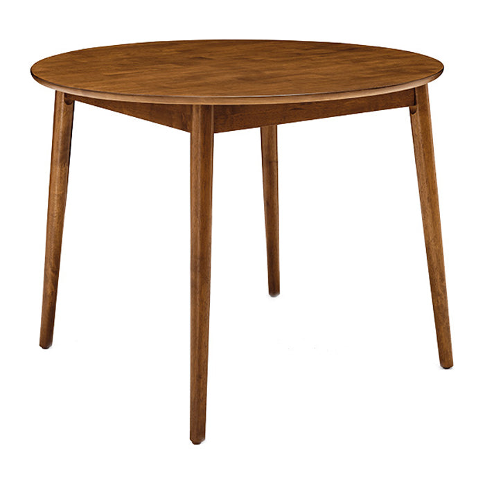 Round Rubberwood vaste houten eettafel eenvoud stijl eetkamercollectie