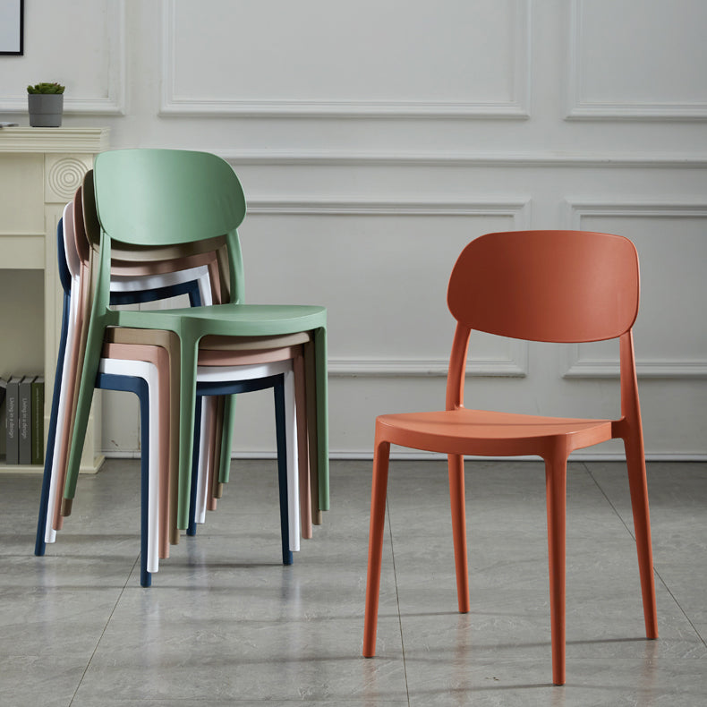 Contemporary Dining and Accent Chairs Indoor-Outdoor Open Back Dining Chair