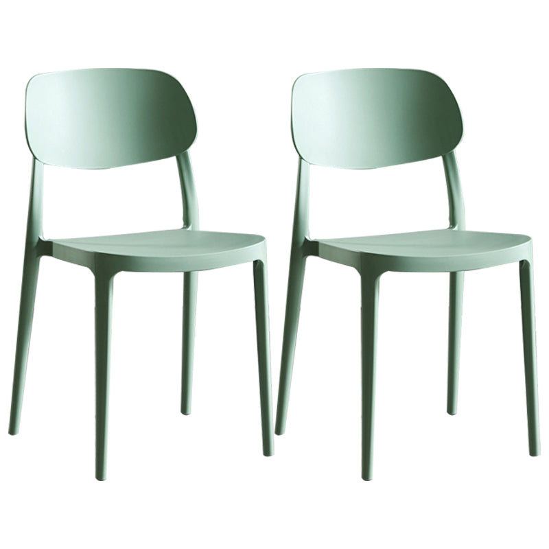 Contemporary Dining and Accent Chairs Indoor-Outdoor Open Back Dining Chair