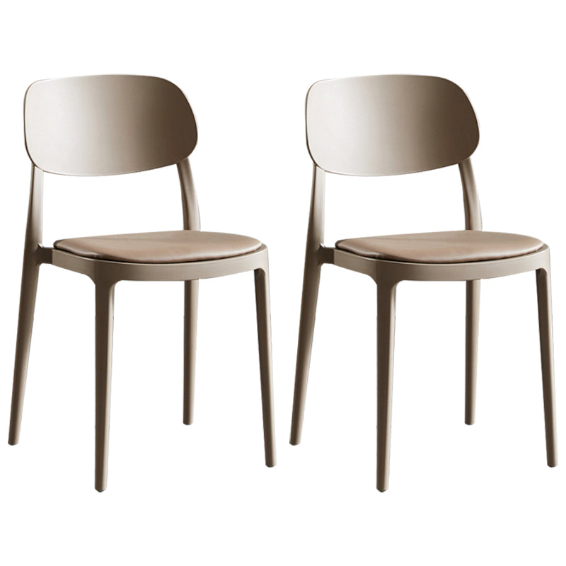 Contemporary Dining and Accent Chairs Indoor-Outdoor Open Back Dining Chair