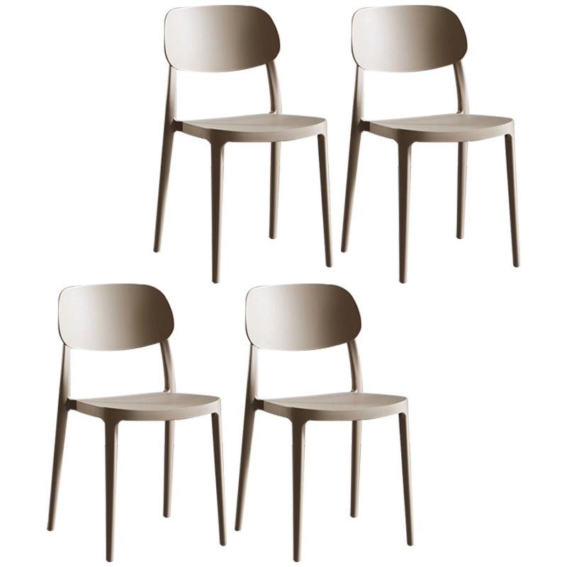 Contemporary Dining and Accent Chairs Indoor-Outdoor Open Back Dining Chair