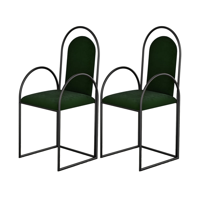 El comedor del metal de Glam preside el sillón lateral tapizado para el uso en el hogar