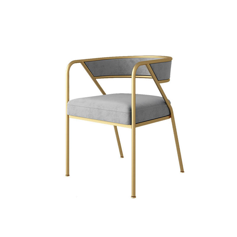 Glam Velvet eetkamerstoelen metalen eetkamerstoelstoel voor restaurantgebruik