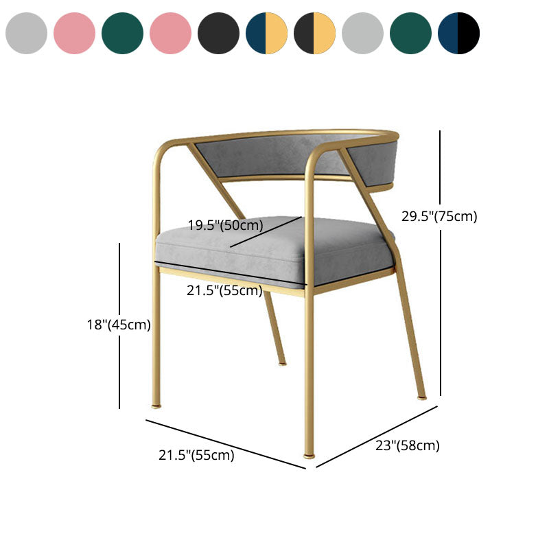 Glam Velvet eetkamerstoelen metalen eetkamerstoelstoel voor restaurantgebruik