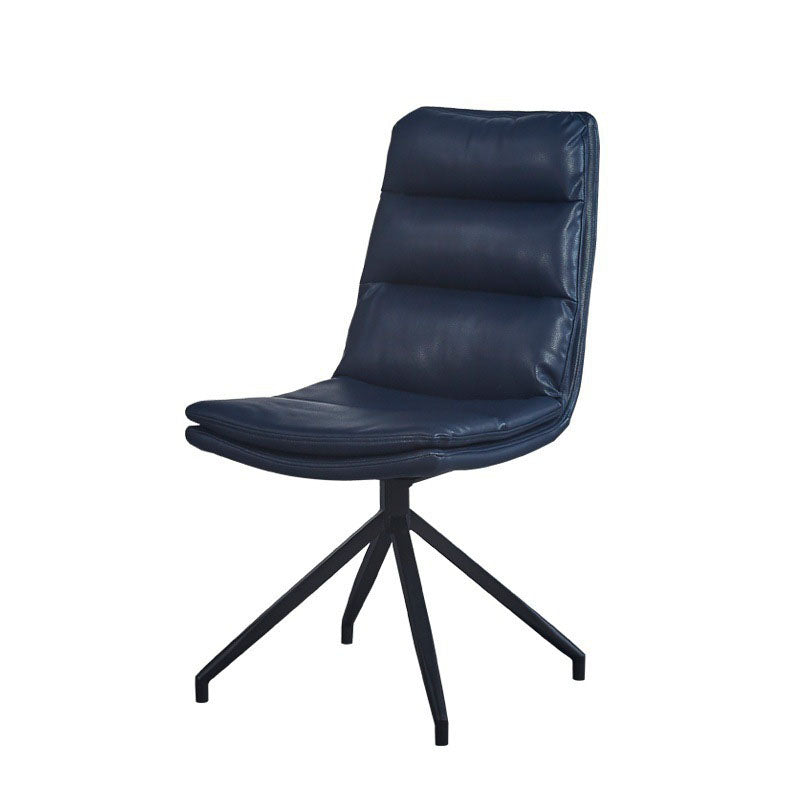 Chaises de salle à manger sans bras contemporaines, finition mate, chaise latérale Parsons pour brasserie
