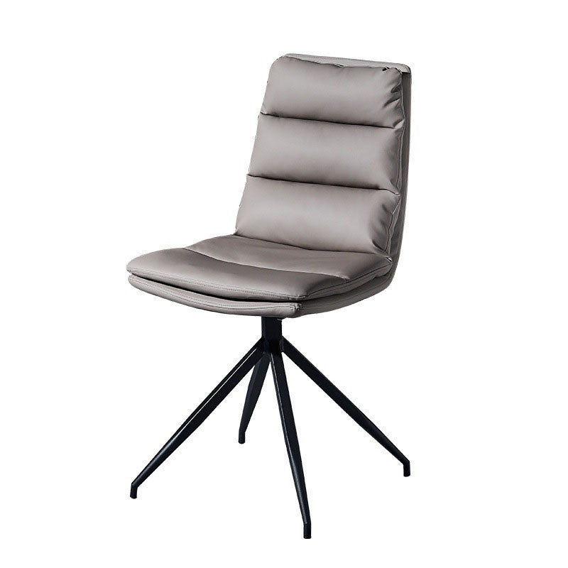 Chaises de salle à manger sans bras contemporaines, finition mate, chaise latérale Parsons pour brasserie