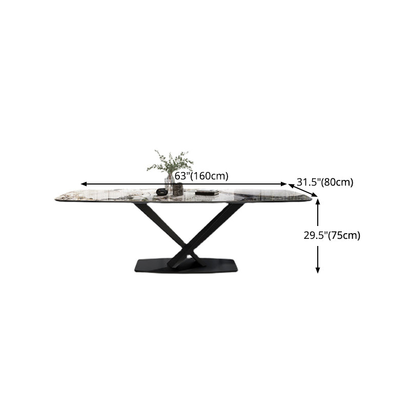 Contemporary 1/3/4/5 Pieces Dining Set Sintered Stone Dining Room Set