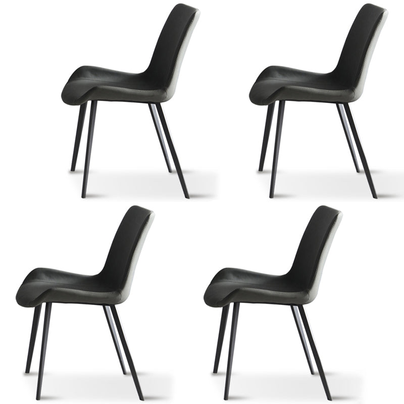 Contemporary 1/4/5/7 Pieces Dining Set Rectangle Dining Table with Pedestal Base