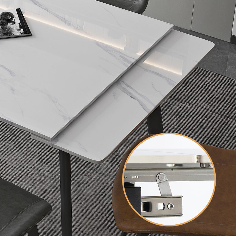 Contemporary 1/4/5/7 Pieces Dining Set Rectangle Dining Table Set with 4 Legs