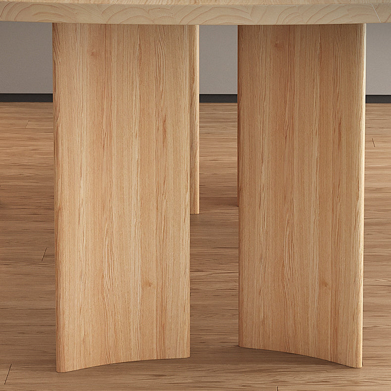 Modern 1/2/4/5 Pieces Dining Set Pine Wood Dining Table with Wooden Chairs