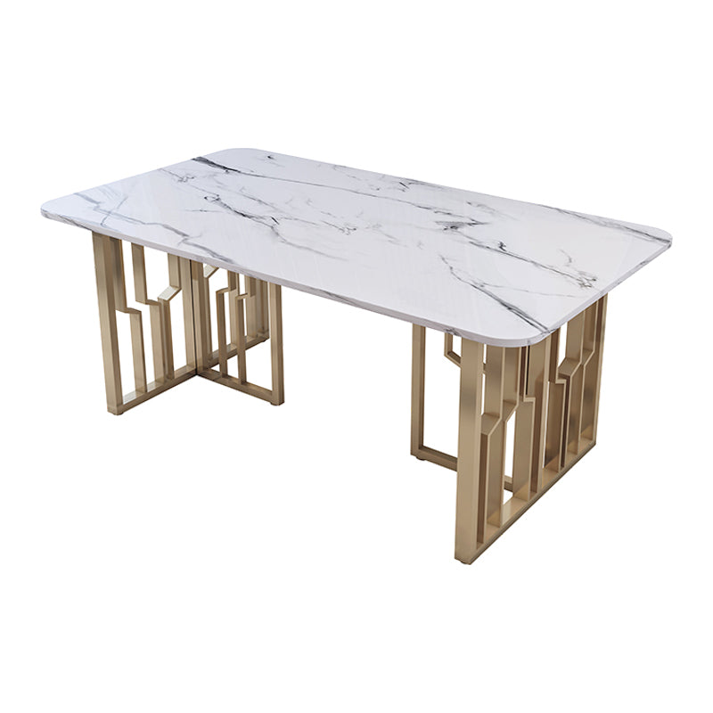 Glam 1/4/5/7 Pieces Dining Set Rectangular Standard-Height Dining Set