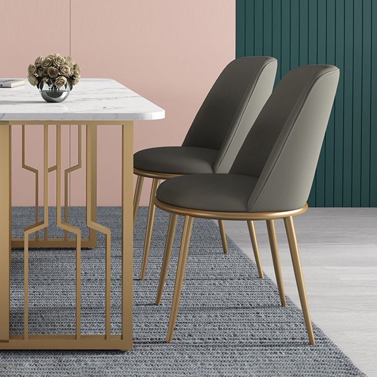 Glam 1/4/5/7 Pieces Dining Set Rectangular Standard-Height Dining Set