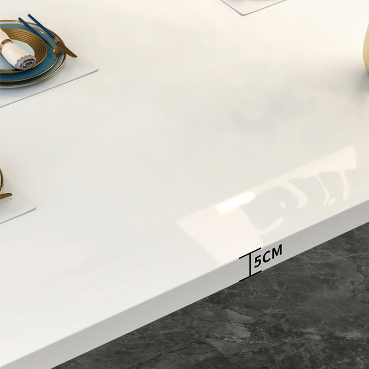 Modern 1/2/5/6/7 Pieces Rectangle Dining Set Solid Wood Dining Table with Chairs