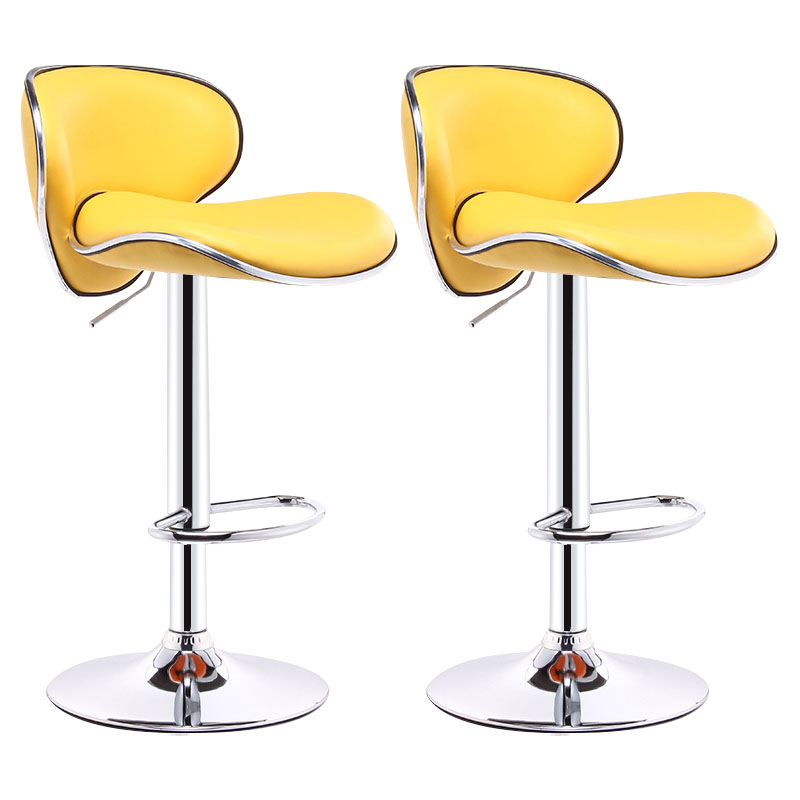 Industrial Style Bar-Pool Metal Bein Leder-Eimer-Sitz für Küchenbar