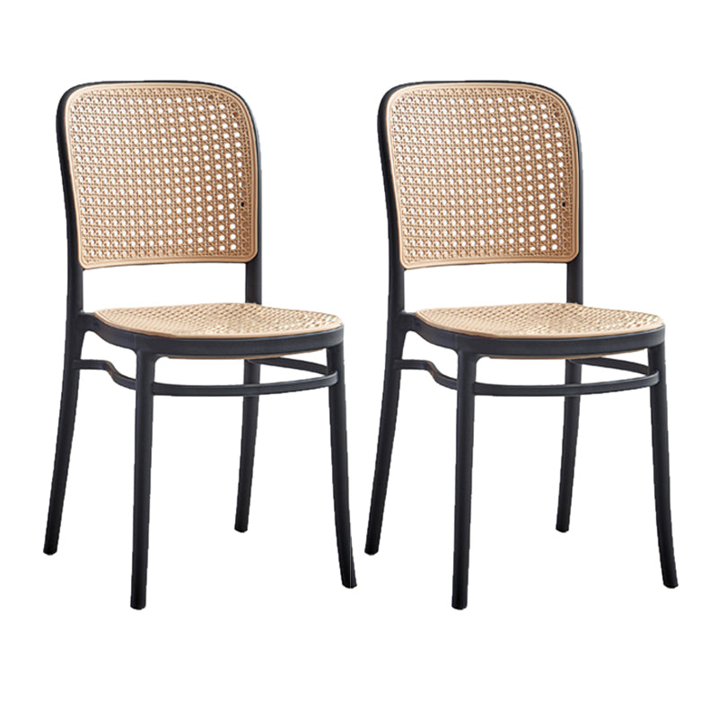 Taburete de bar de plástico de estilo moderno con reposapiés, taburete de bar simple con respaldo bajo para cocina