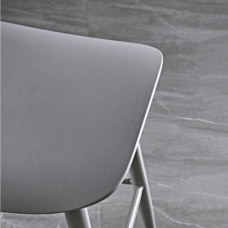 Barhocker mit Metallbeinen im skandinavischen Stil, Thekenhocker für Restaurantbar (2er-Set)