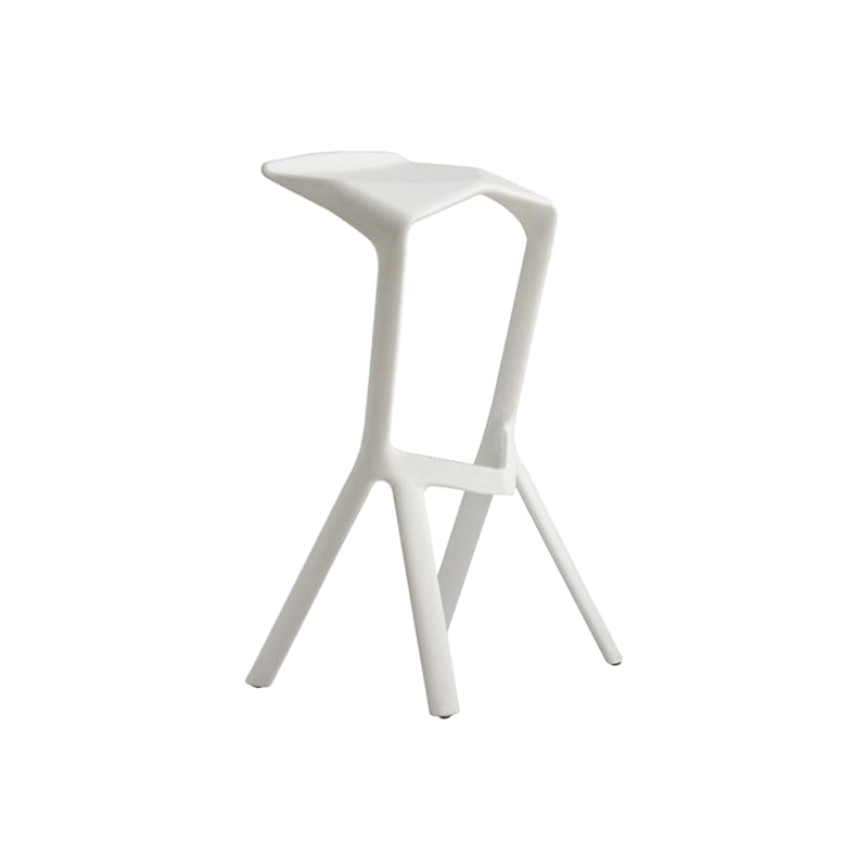 Contemporary Stackable Counter Stools Colorful Indoor Geometric Bar Stool, 1 Piece