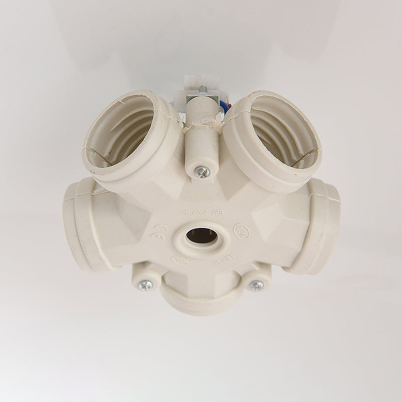 Moderne stijl cirkelvormige plafondlamp Metaal 5-lichts plafondverlichting voor eetkamer