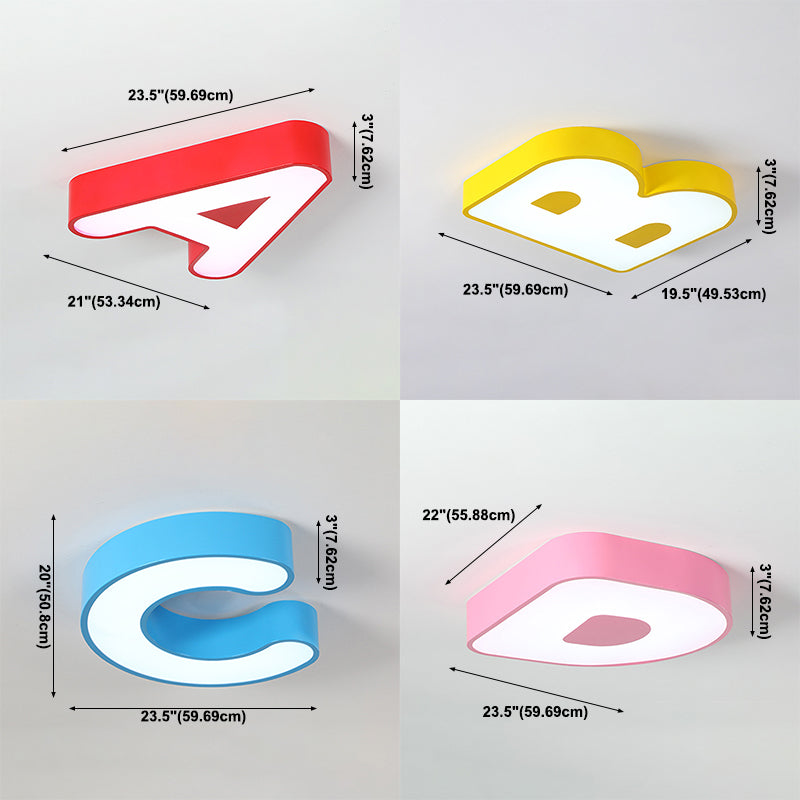 Plafoniera da incasso a forma geometrica in metallo Stile moderno Multi luci Illuminazione da incasso