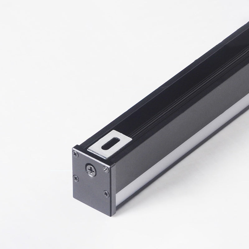 Lampade a parete lineare in stile moderno Idee di illuminazione da parete 1 in nero