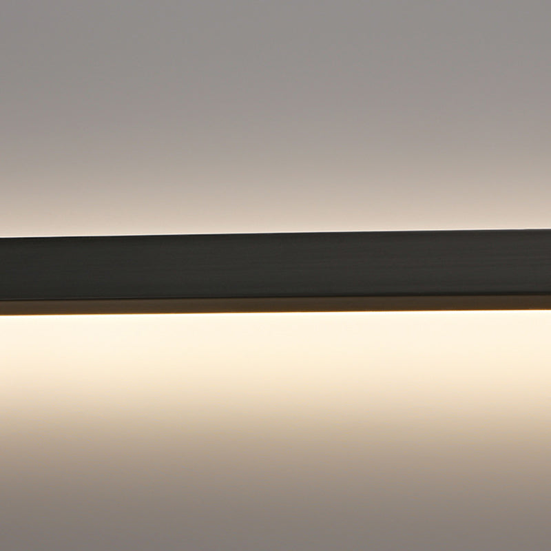 1 Light Linear Wall Mounted Lamps Modern Style Metal Wall Sconces