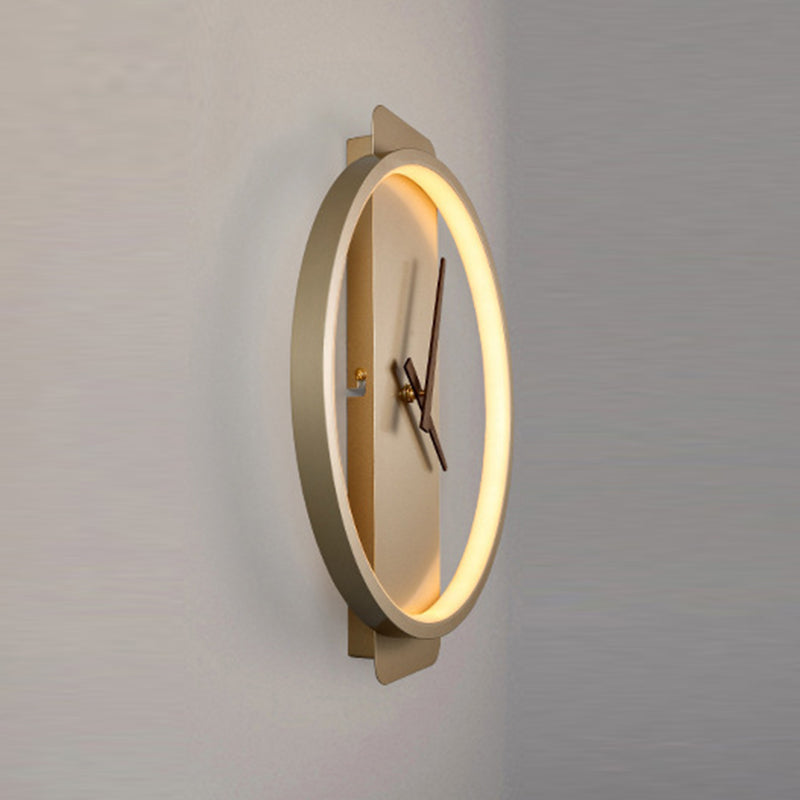 Metal Geometric Sconce Lights Modern Style 1 Light Wall Lighting Fixtures