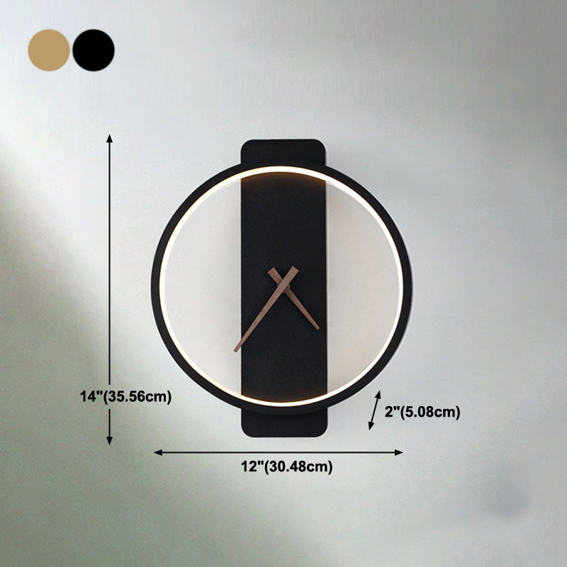 Metal Geometric Sconce Lights Modern Style 1 Light Wall Lighting Fixtures