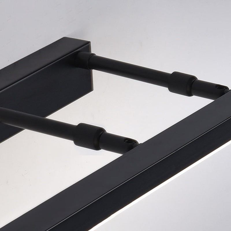 1 Fissaggio di illuminazione da vanità sottile leggera Luci a specchio a led in metallo moderno