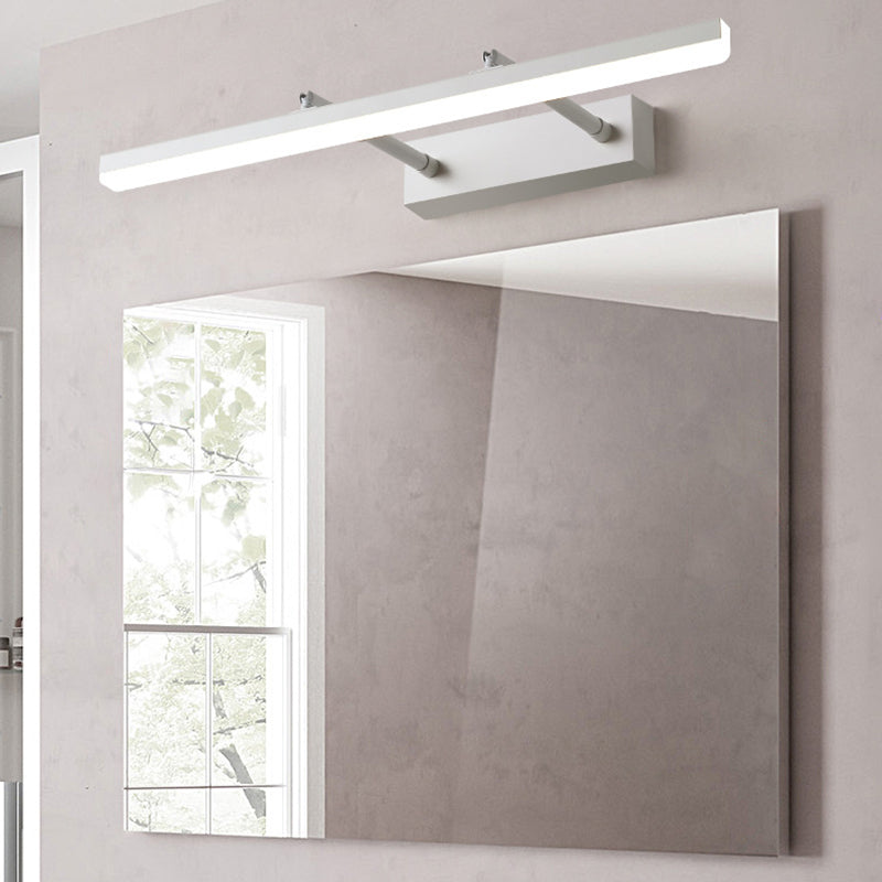 1 Light Tube Vanity Lighting Fixtures Modern Style Metal LED Mirror Lights