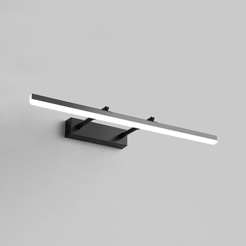 1 Light Tube Vanity Lighting Fixtures Modern Style Metal LED Mirror Lights